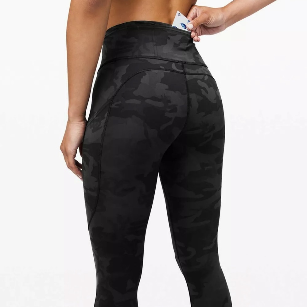 Lululemon | Fast and Free 25” Incognito Gray Camo